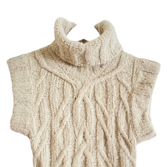 KNWLS Cashmere Cable Knit Turtleneck NWT size XS Cable Knit Turtleneck - Picture 4 of 7